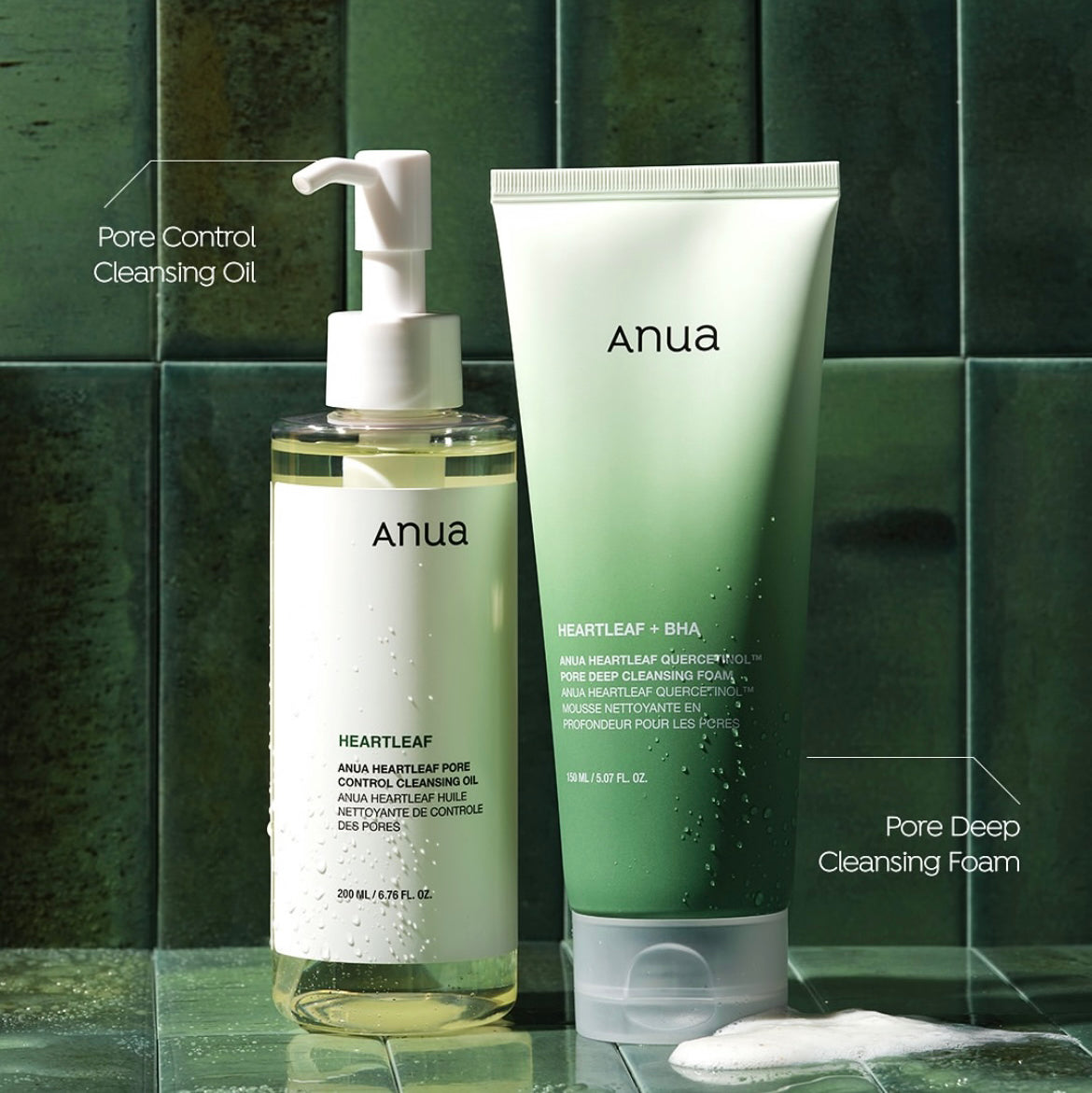 Duo Nettoyant Anti-Imperfections – Anua Heartleaf + BHA Korean Beauty & Healthy LTD
