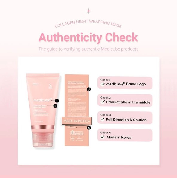 Médicube Masque enveloppement de nuit au COLLAGÈNE 75ml Korean Beauty & Healthy LTD