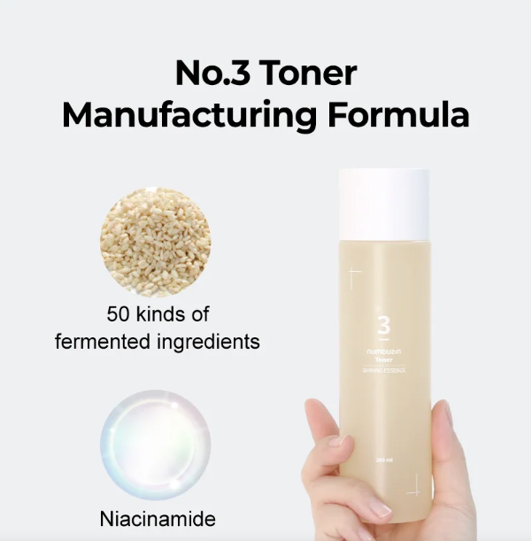 Numbuzine Tonique essence super brillant n°3 200 ml Korean Beauty & Healthy LTD