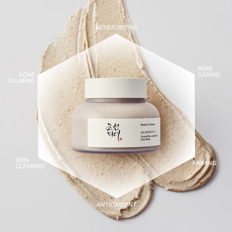 Masque éclat au riz moulu et au miel - Korean Beauty & Healthy