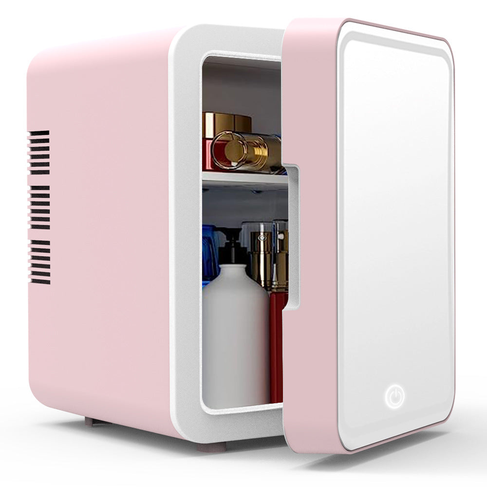 Mini Frigo Cosmetique 12V/220V, Chaud/Froid, Miroire Led mutualdropshoppingKorean skincare Glow up
