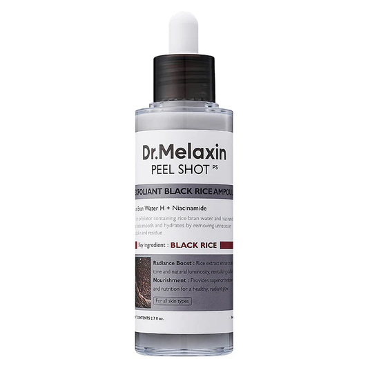 Dr.Melaxin Peel Shot Exfoliant Black Rice Ampoule My Korean BeautyKorean skincare Glow up