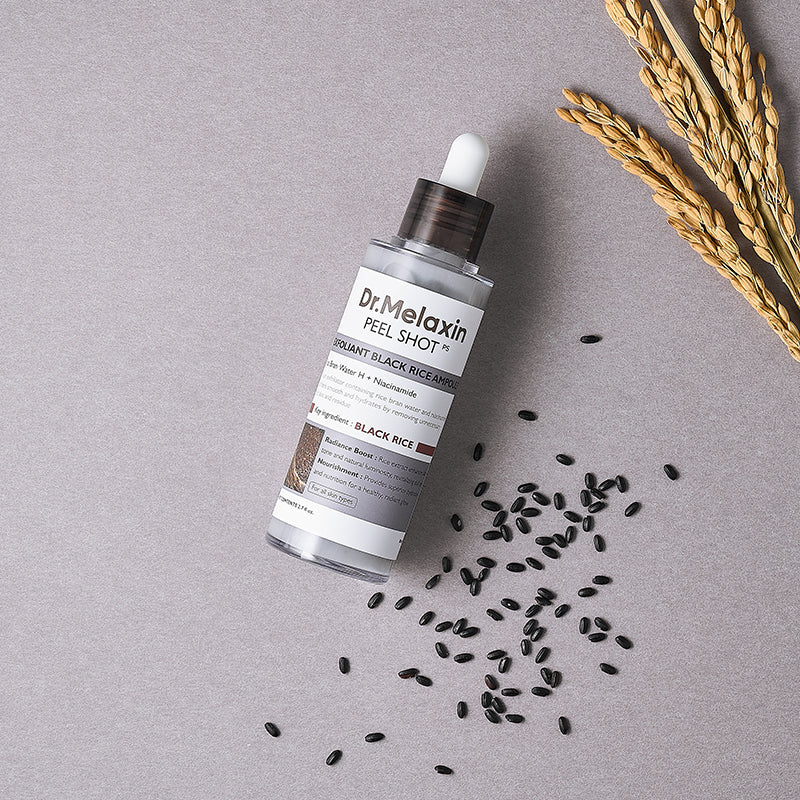 Dr.Melaxin Peel Shot Exfoliant Black Rice Ampoule My Korean BeautyKorean skincare Glow up