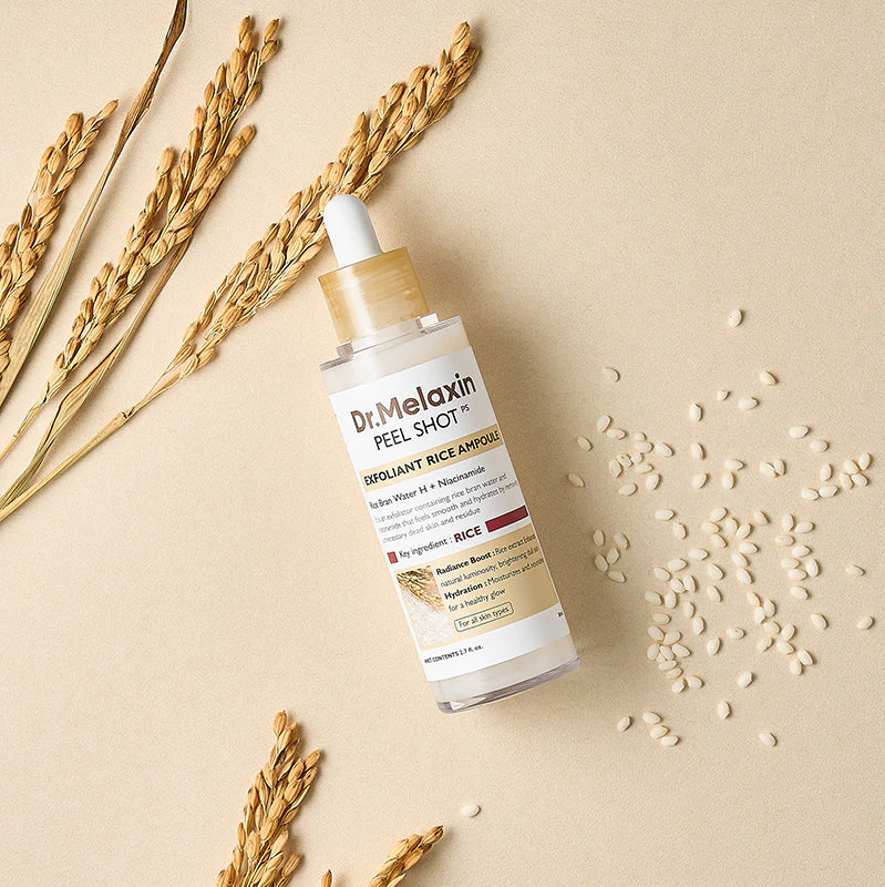 Dr.Melaxin Peel Shot Exfoliant Rice Ampoule My Korean BeautyKorean skincare Glow up