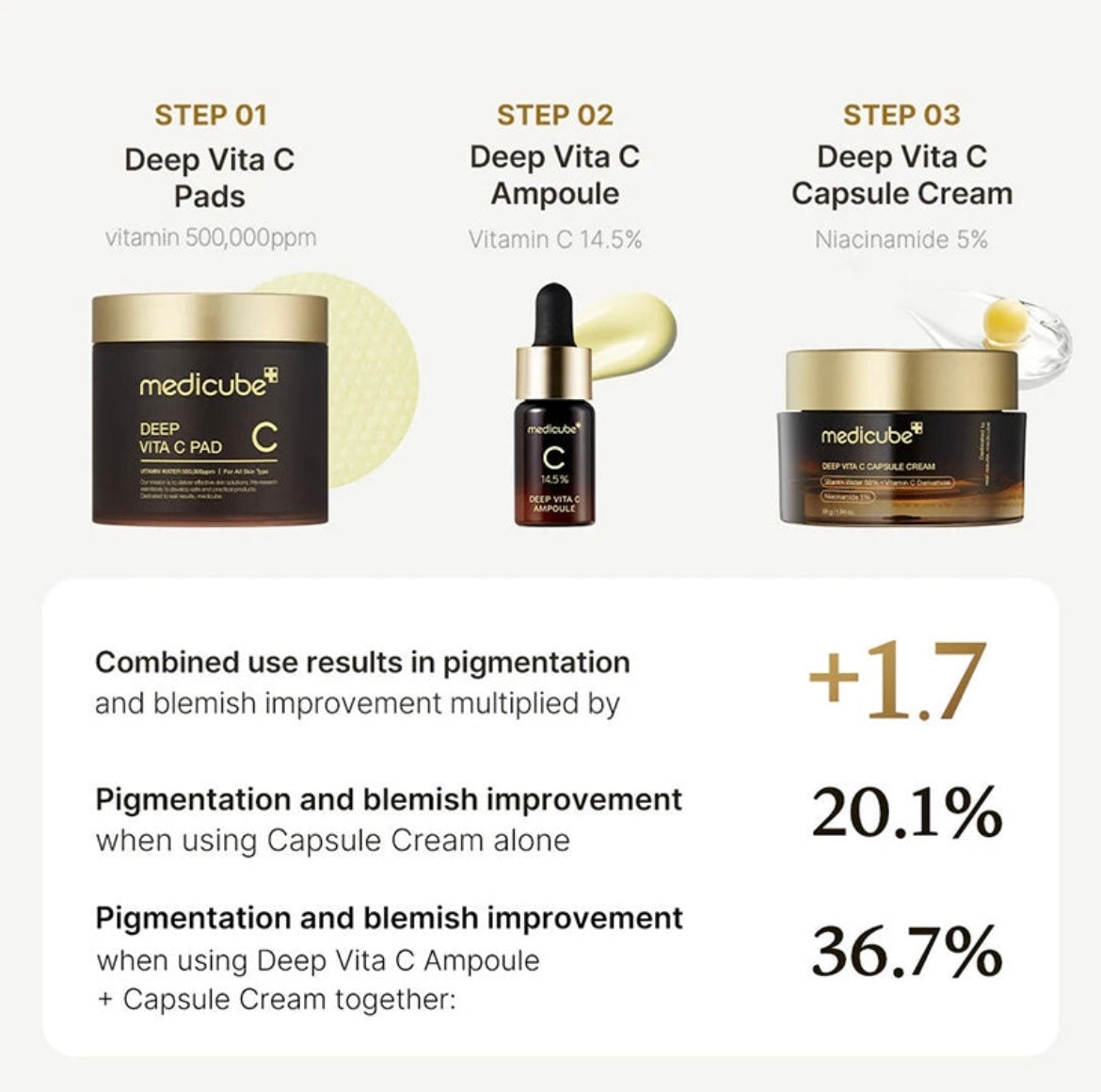 Medicube Creme Deep Vita C Capsule Korean Beauty & Healthy LTD