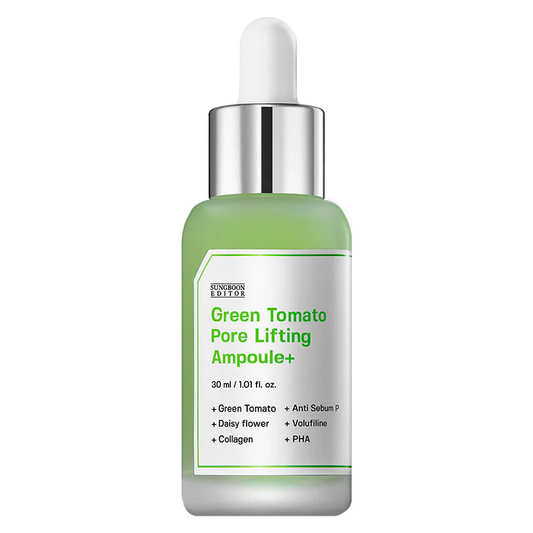 SUNGBOON EDITOR Green Tomato Pore Lifting Ampoule+ My Korean BeautyKorean skincare Glow up