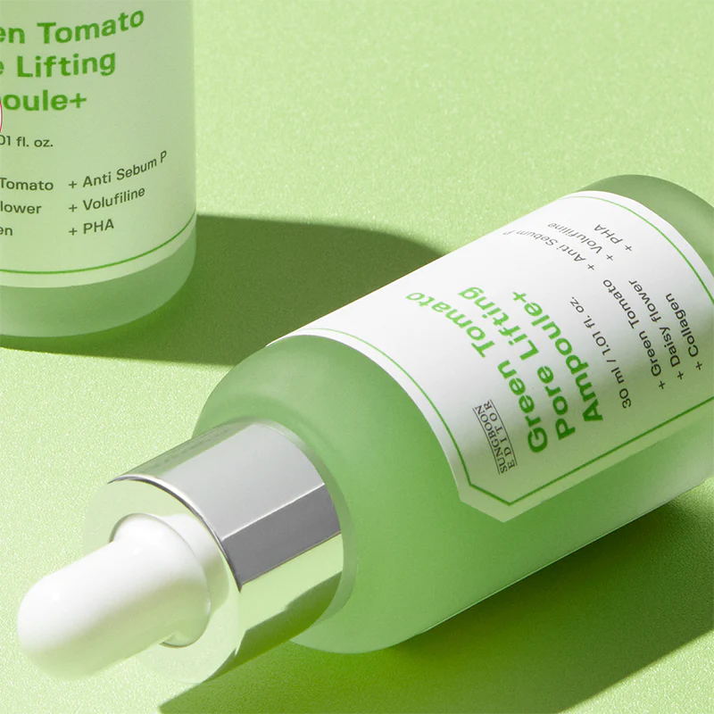 SUNGBOON EDITOR Green Tomato Pore Lifting Ampoule+ My Korean BeautyKorean skincare Glow up