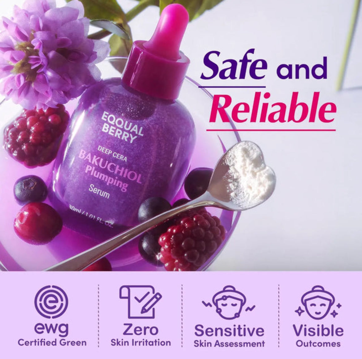 EQQUALBERRY Bakuchiol Plumping Serum My Korean BeautyKorean skincare Glow up