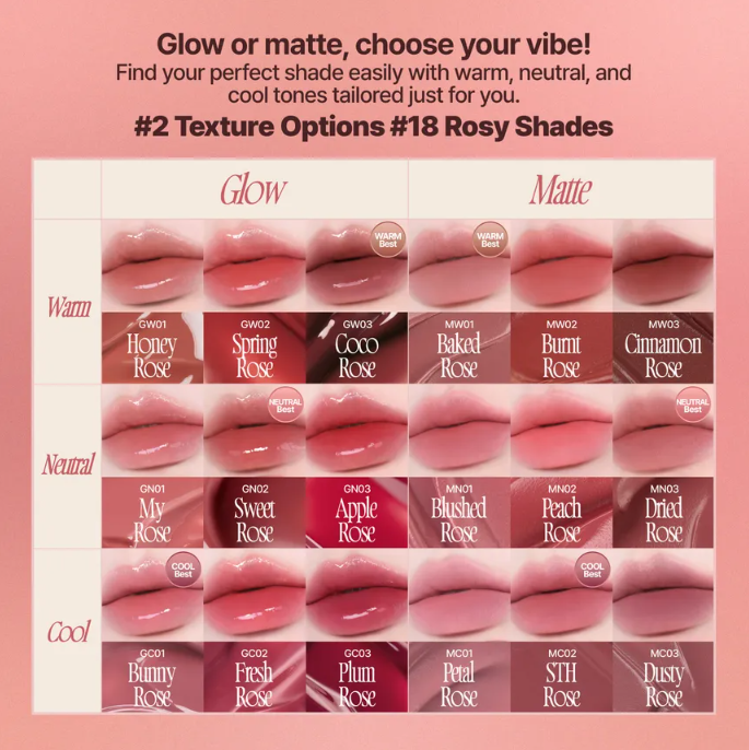 fwee - Rose Obsession Stay-Fit Lip Tint My Korean BeautyKorean skincare Glow up