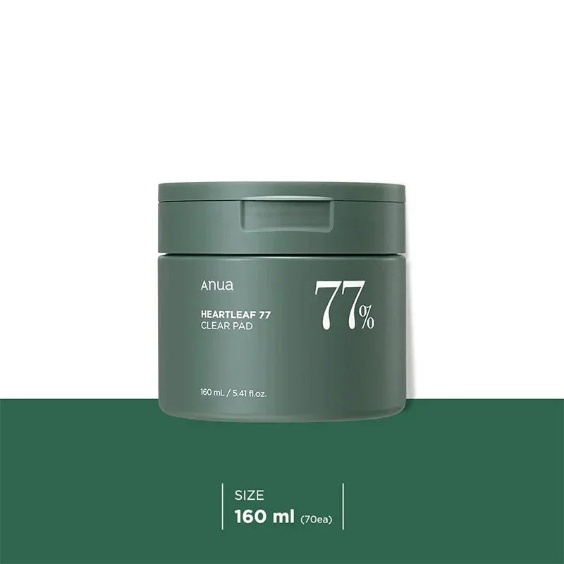 Anua Pads transparentes à 77 % Heartleaf Korean Beauty & Healthy LTD