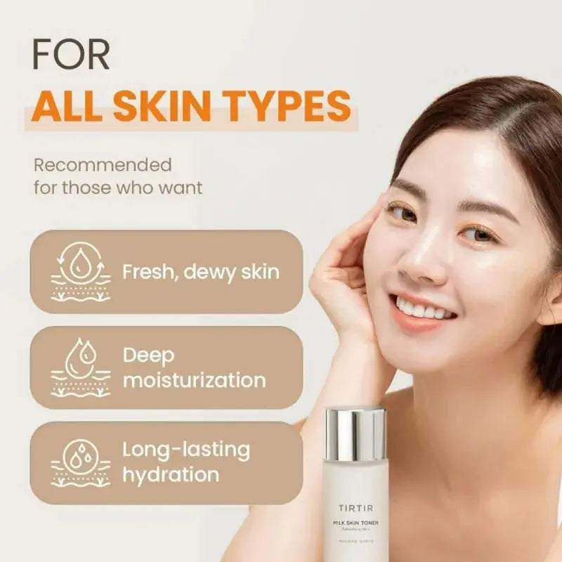 Milk Skin Toner-  traite les pores et unifie le teint- 150ml - Korean Beauty & Healthy