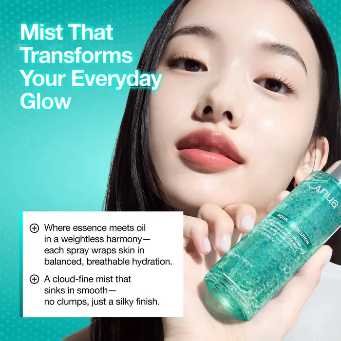 Anua Brume hydratante en capsule à l'acide hyaluronique PDRN My Korean BeautyKorean skincare Glow up