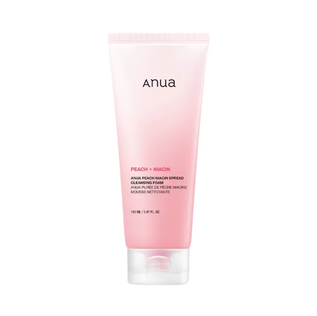 Anua - Peach Niacin Spread Cleansing Foam - Mousse nettoyante éclaircissante My Korean BeautyKorean skincare Glow up