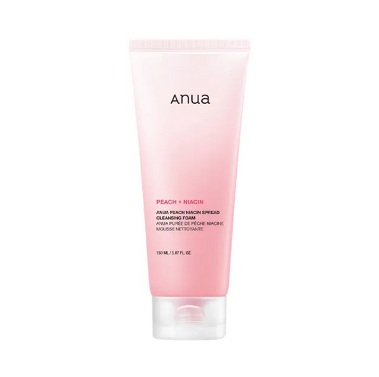Anua - Peach Niacin Spread Cleansing Foam - Mousse nettoyante éclaircissante My Korean BeautyKorean skincare Glow up