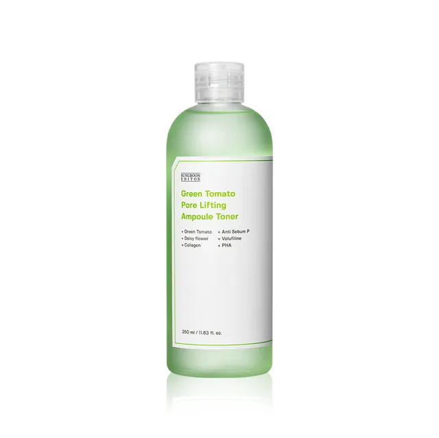 SUNGBOON EDITOR - Green Tomato Pore Lifting Ampoule Toner - Tonique exfoliant My Korean BeautyKorean skincare Glow up